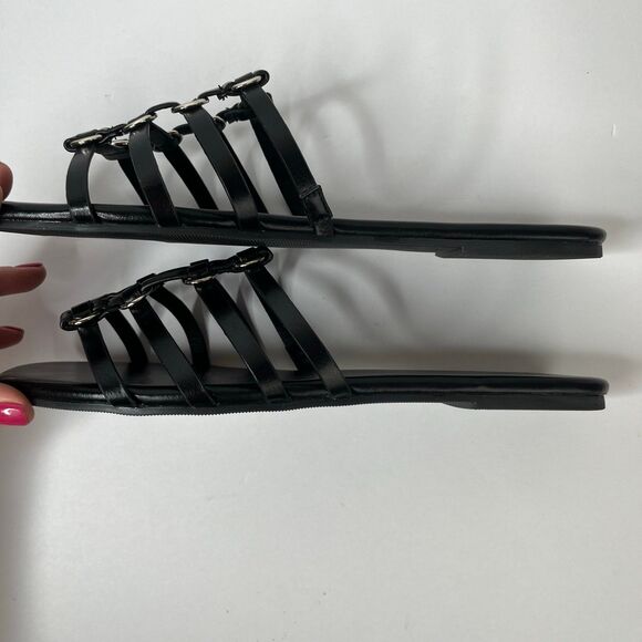 New Women’s Evans City Chic Black WIDE FIT Nova Slide Sandals Size 43 #360 - Picture 10 of 12